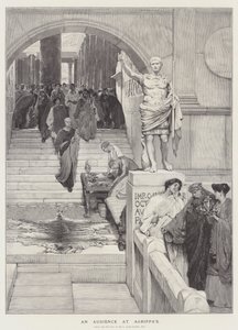 Een publiek bij Agrippa